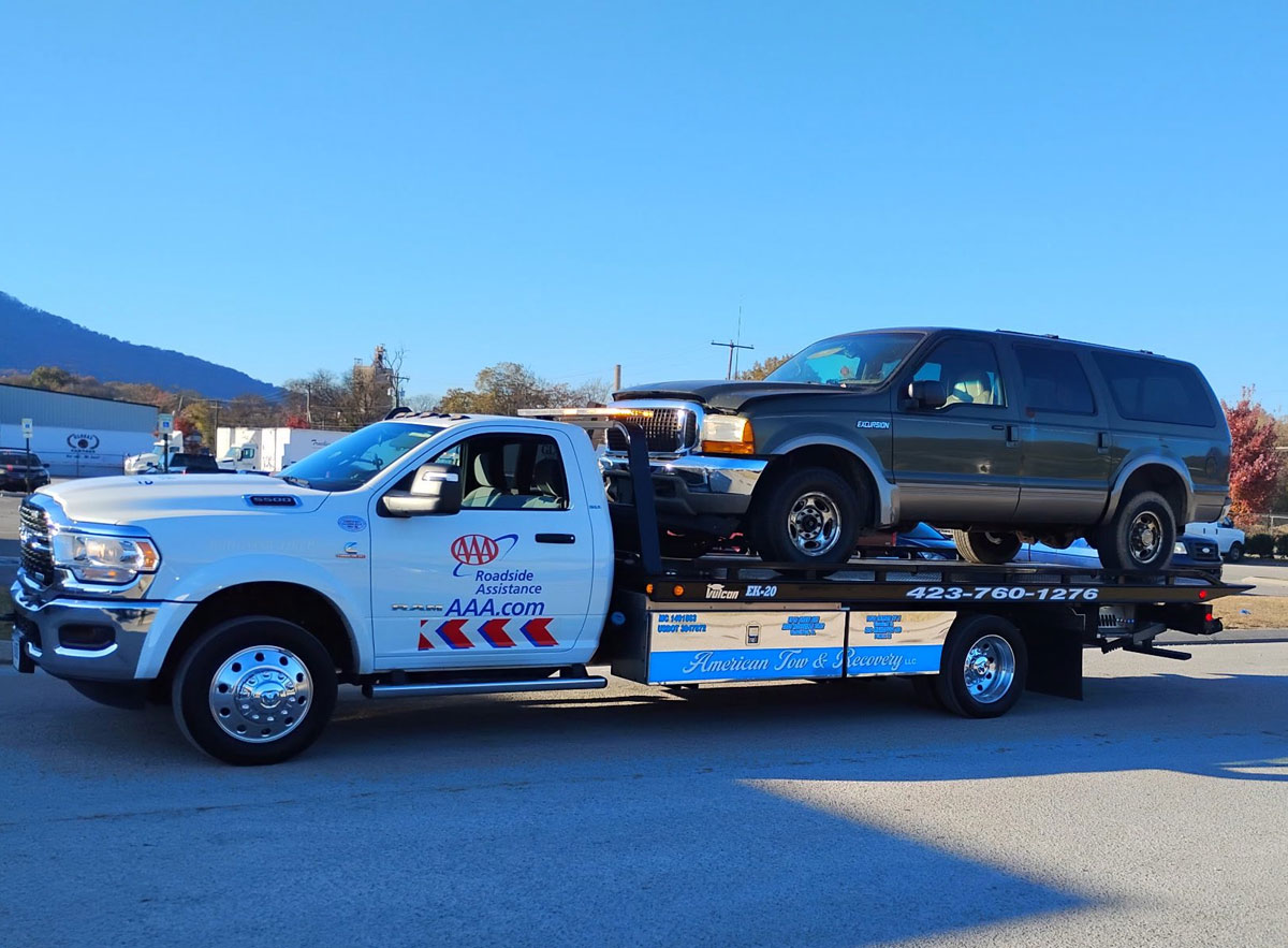 I-24 Towing Chattanooga American Tow and Recovery Passenger Car Towing