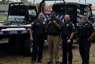 Monteagle Mountain Towing flatbed tow trucks representing a trusted local towing company serving Jasper, TN and the I-24 corridor